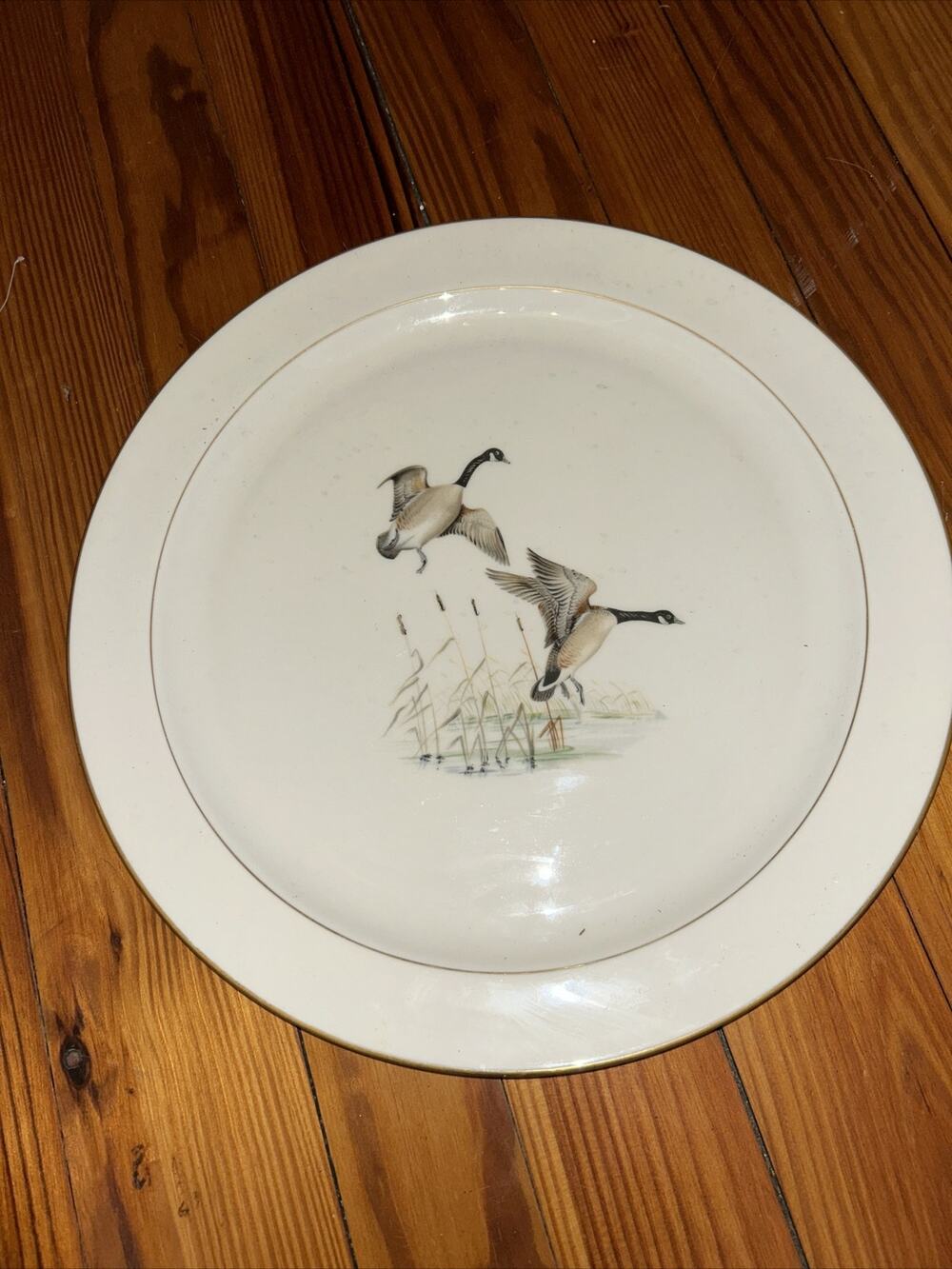 Mid Century Modern Pickard China For Abercrombie And Fitch Game Bird Platter 13"